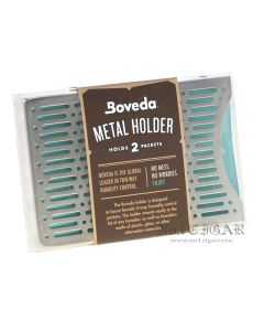Boveda Metal Holder
For Humidor:
Holds 2 Boveda 60 Gram